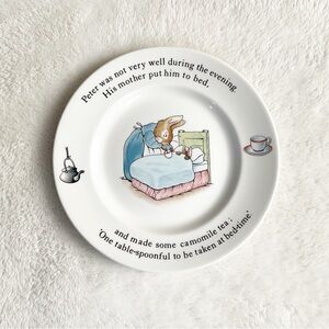 Wedgwood Peter Rabbit Peter Rabbit Bread & Butter Plate 6.875” Beatrix Potter